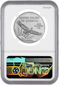 2023 $100 One-Ounce Platinum Liberty Eagle ER NGC MS70