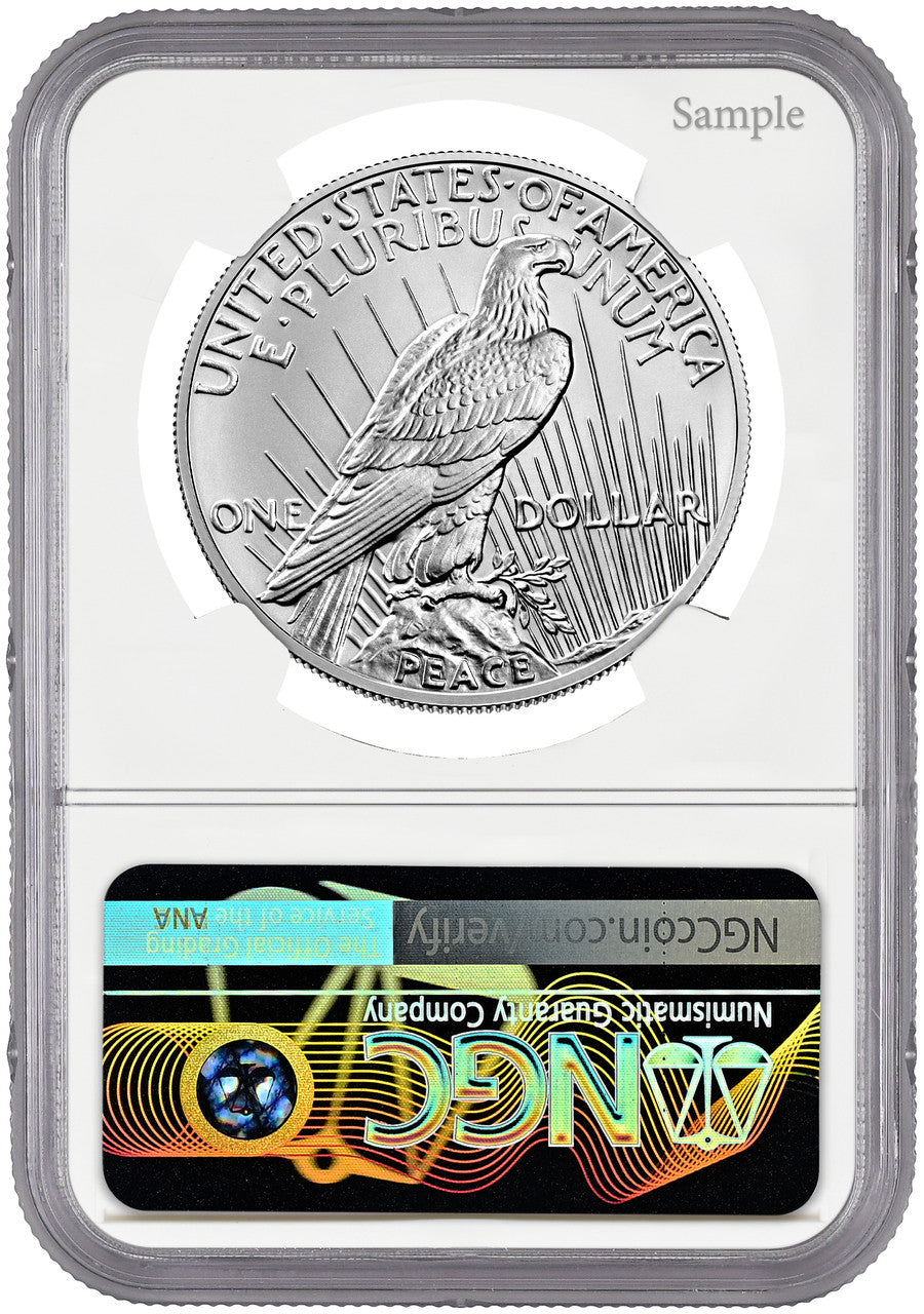 2023 Peace Dollar First Day of Issue NGC MS70