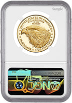 2025 1 oz American Gold Eagle First Day of Issue NGC MS70 Harrigal