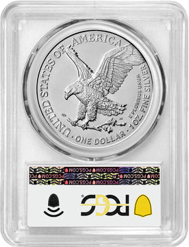 2023 (W) Silver Eagle First Day of Issue PCGS MS70 Struck at West Point