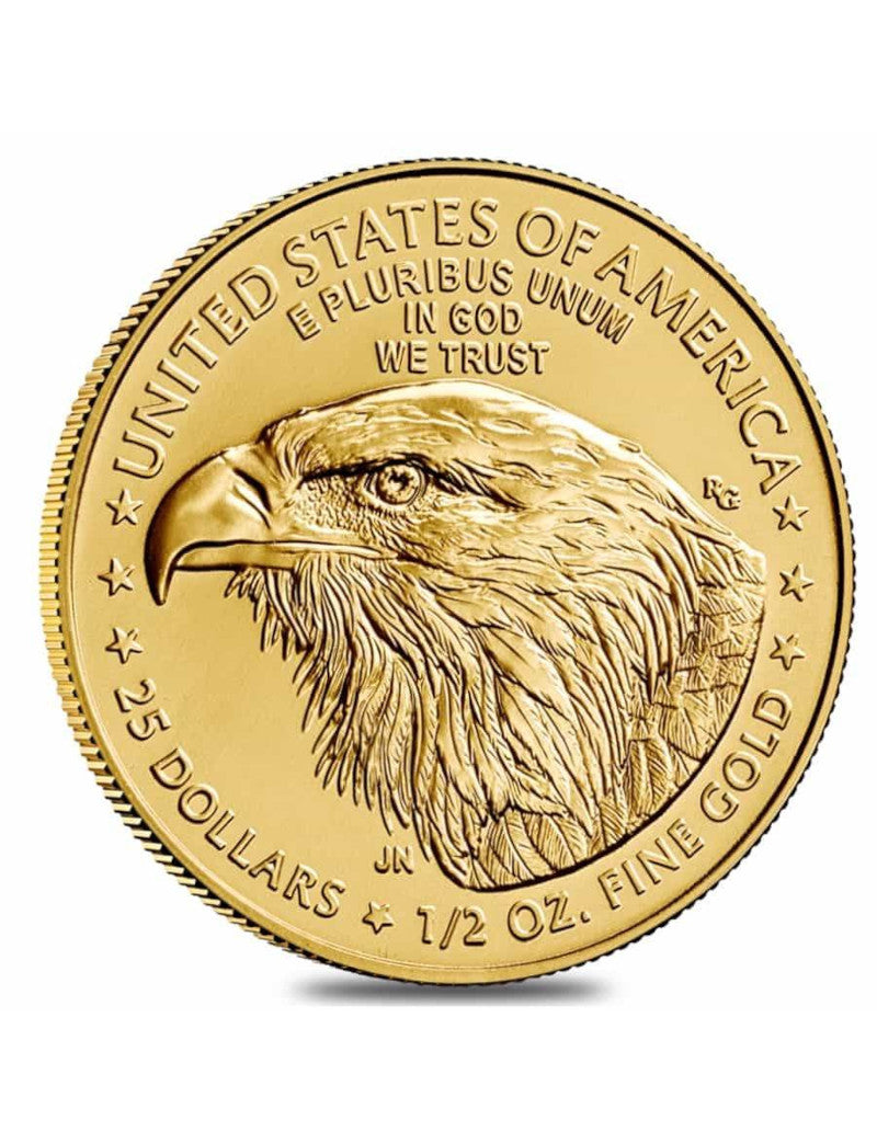 2023 1/2 oz $25 American Gold Eagle Coin BU