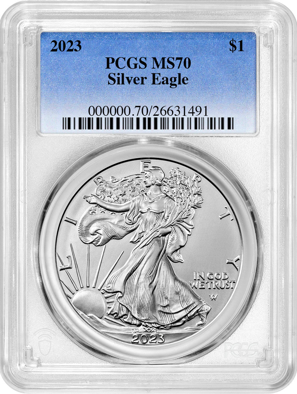 2023 American Silver Eagle PCGS MS70