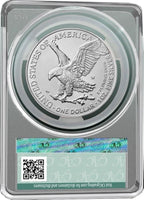 2023 American Silver Eagle First Delivery CAC MS70
