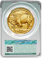 2023 $50 One Ounce Gold Buffalo CAC MS70
