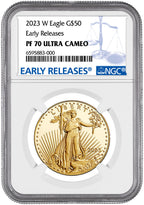 2023-W $50 Gold Eagle ER NGC PF70 Ultra Cameo