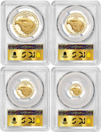 2023-W Gold Eagle 4-Coin Set First Day of Issue PCGS PR70 DCAM