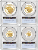 2023-W Gold Eagle 4-Coin Set First Day of Issue PCGS PR70