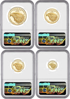 2023-W American Gold Eagle 4-Coin Set Early Releases NGC PF70 Ultra Cameo
