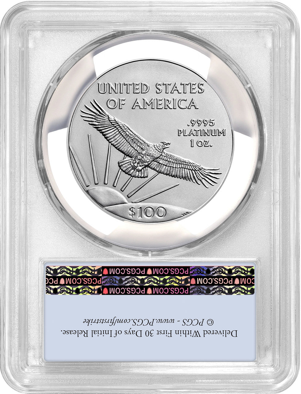 2023 $100 One-Ounce Platinum Liberty Eagle FS PCGS MS70