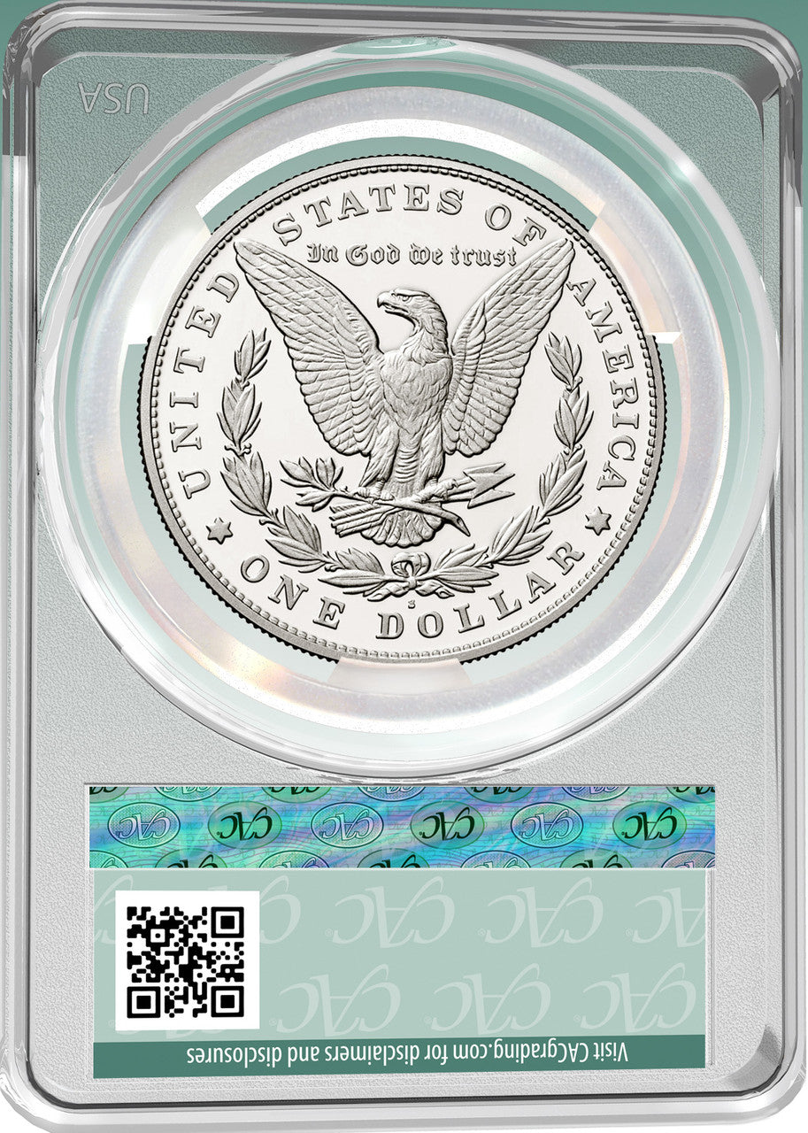2023-S Morgan Dollar First Day Of Delivery CACG PF70