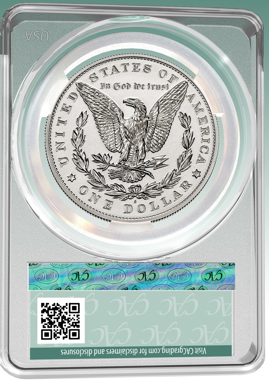 2023-S Morgan Dollar Reverse Proof Set FDD CAC PR70