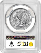 2023-W Palladium Burnished Eagle Flag Advanced Release PCGS SP70