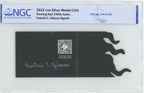 2024 230th Anniversary Flowing Hair Silver Medal 150 of 230 Privy NGC MS70 AR Harrigal