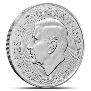 2024 1 oz British Silver Britannia and Liberty Coin BU