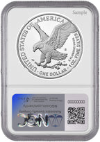 2024-S Proof Silver Eagle First Day of Issue NGC PF70 Harrigal Signed
