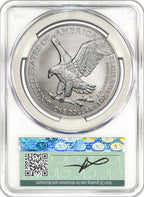 2024 American Silver Eagle First Day Delivery CAC MS70 Founders Label