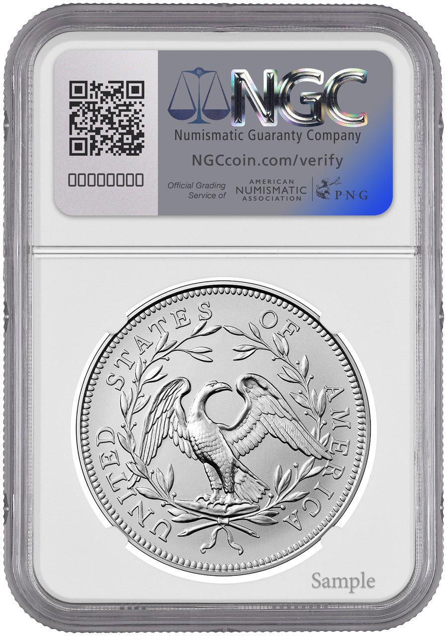 2024 230th Anniversary Flowing Hair Silver Medal 215 of 230 Privy NGC MS70 AR Harrigal