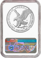 2025-W Silver Eagle First Day of Issue NGC PF70 Ultra Cameo