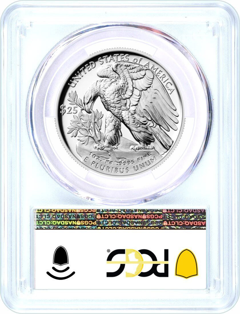 2024-W $25 Palladium FDI PCGS PR70 Deep Cameo