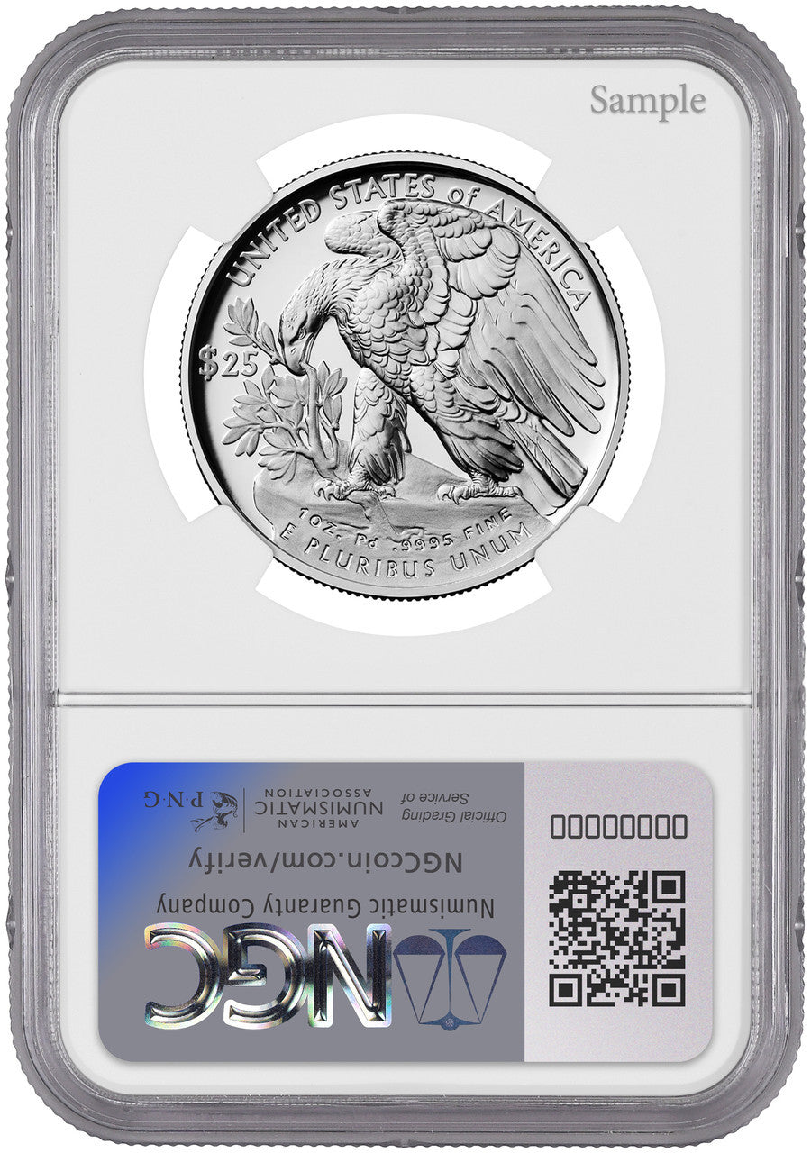 2024-W $25 Palladium High Relief FDI NGC PF70 Ultra Cameo