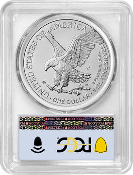 2024 W Burnished Silver Eagle First Day of Issue PCGS SP70