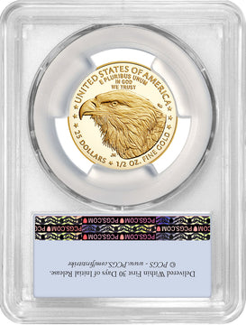 2024 W 1/2 oz Gold Eagle First Strike PCGS PF70