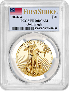 2024 W 1 oz Gold Eagle First Stike PCGS PF70