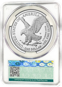 2024-W Silver Eagle Advanced Delivery CAC PR70DCAM