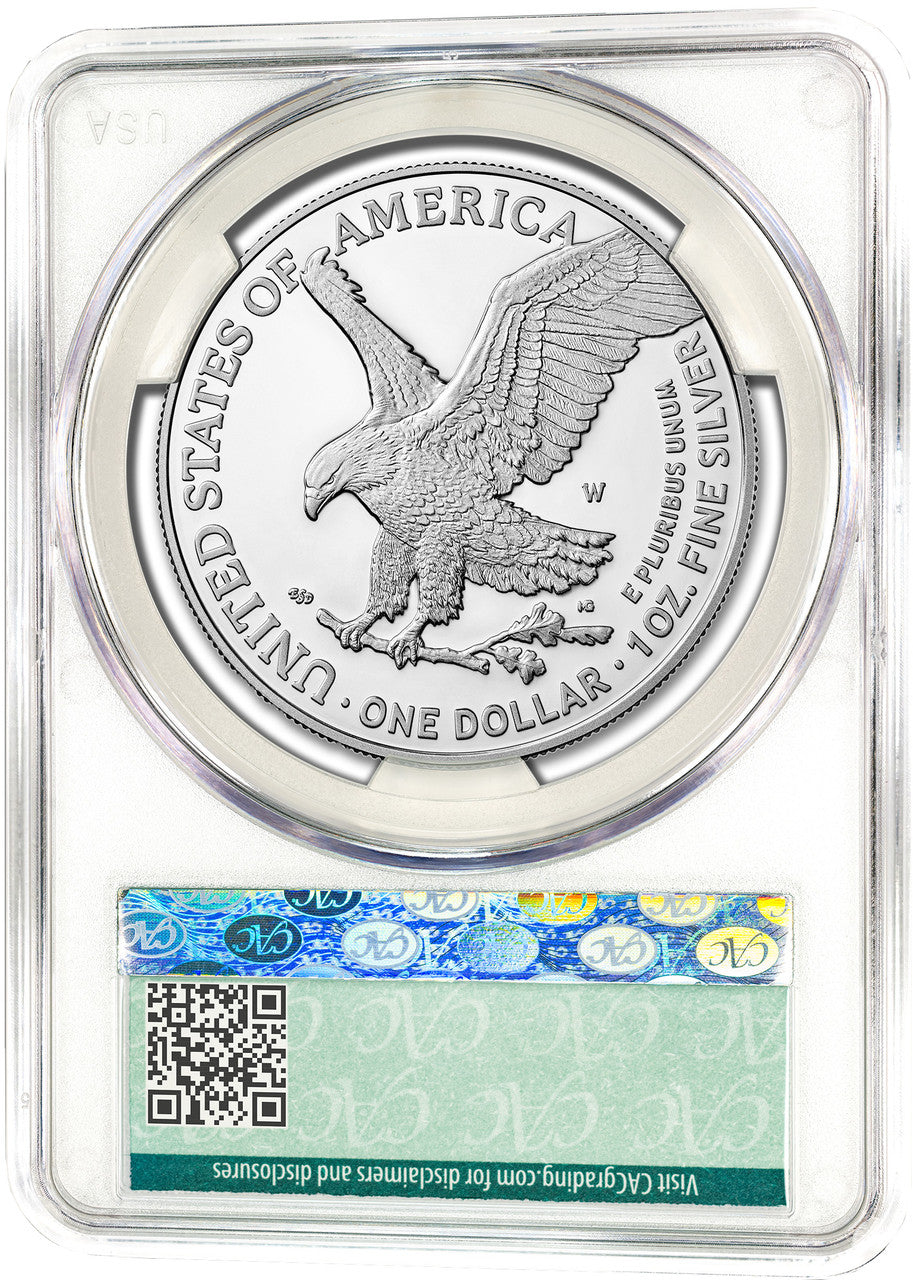 2024-W Silver Eagle Advanced Delivery CAC PR70DCAM