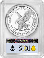 2024-W Proof Silver Eagle First Day of Issue PCGS PR70 Deep Cameo