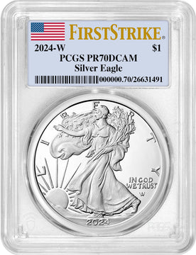 2024-W Proof Silver Eagle First Strike PCGS PR70 Deep Cameo