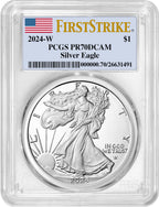 2024-W Proof Silver Eagle First Strike PCGS PR70 Deep Cameo