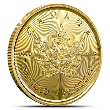 2024 1/10 oz Canadian Gold Maple Leaf Coin BU