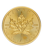 2024 1 oz Canadian Gold Maple Leaf King Charles III BU