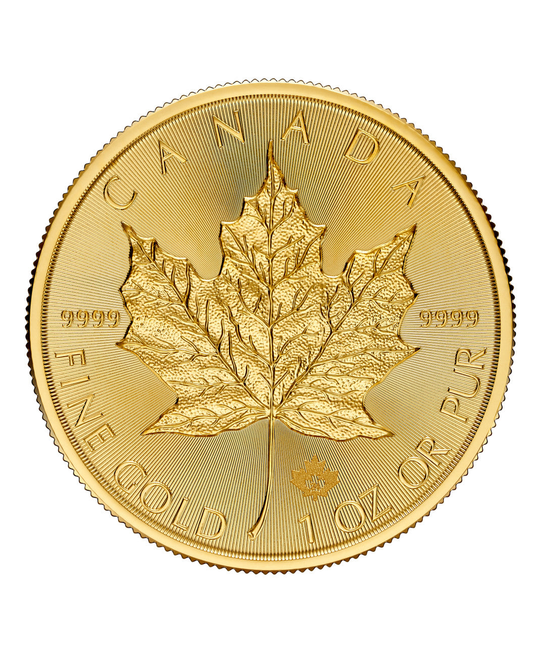 2024 1 oz Canadian Gold Maple Leaf King Charles III BU
