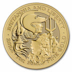 2024 1 oz Britannia and Liberty King Charles Gold Coin BU