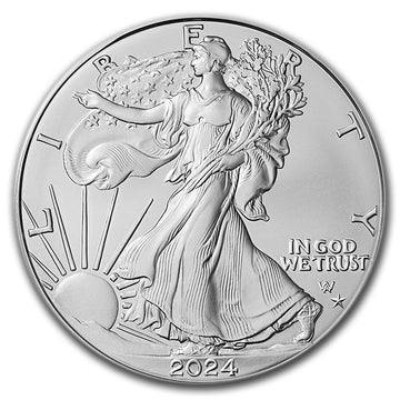 2024-(P) 1 oz American Silver Eagle Coin Star Privy BU