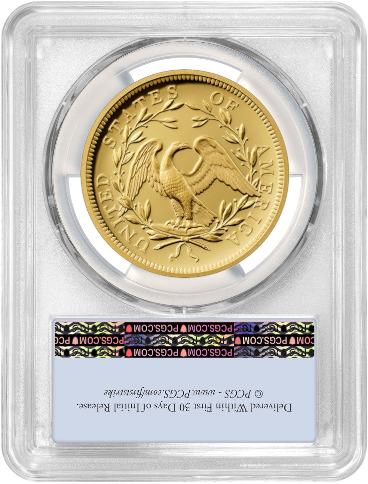 2024-W 230th Anniversary Flowing Hair Gold Dollar FDI PCGS PR70DCAM