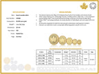 2024 1 oz Canadian Gold Maple Leaf King Charles III BU