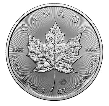 2024 1 oz Canadian Silver Maple Leaf Coin King Charles III BU
