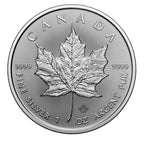 2024 1 oz Canadian Silver Maple Leaf Coin King Charles III BU