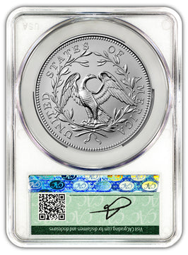 2024 Silver Medal Flowing Hair 230th Anniversary AD CAC MS70 Founders Label