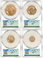 2025 Gold Eagle 4-Coin Set First Day of Delivery CAC MS70 Founders Label