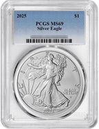 2025 American Silver Eagle PCGS MS69