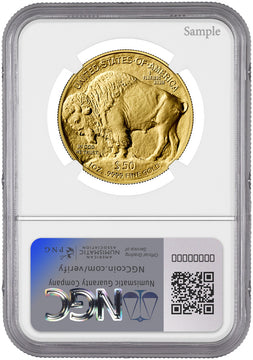 2025 1 oz Gold Buffalo First Day of Issue NGC MS70 Trump Label