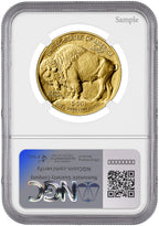 2025 1 oz Gold Buffalo First Day of Issue NGC MS70 Trump Label