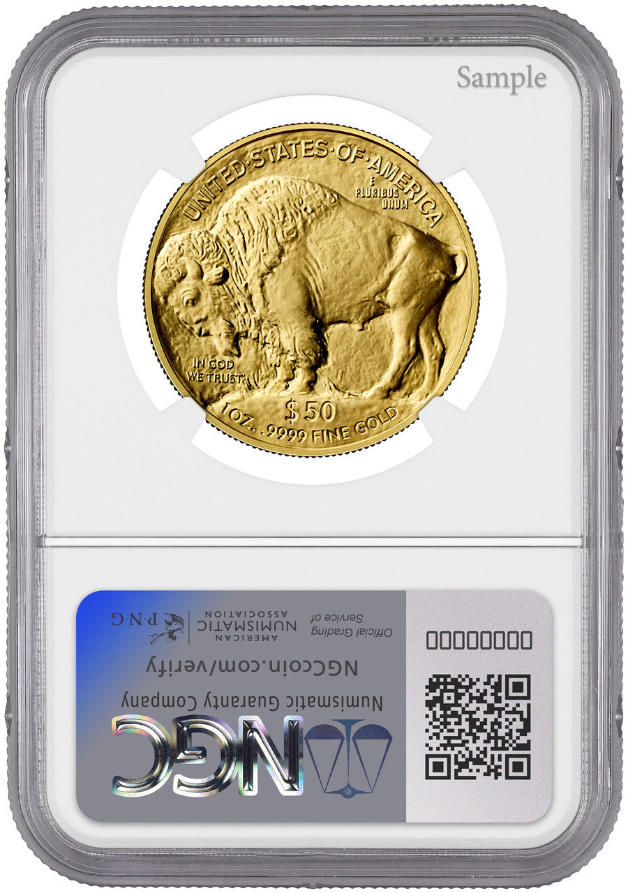 2025 1 oz Gold Buffalo First Day of Issue NGC MS70 Trump Label