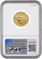2025 1/4 oz American Gold Eagle First Day of Issue NGC MS70