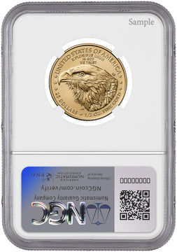 2025 1/2 oz Gold Eagle First Day of Issue NGC MS70