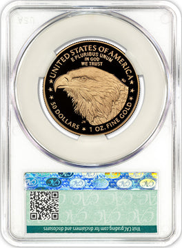 2025-W $50 Gold Eagle AD CAC PR70 Deep Cameo